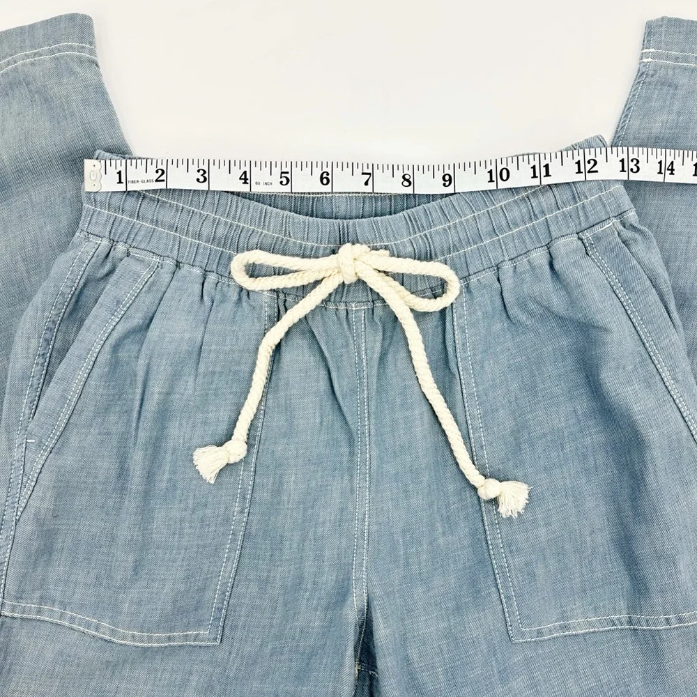 Faherty Drawstring Linen-Blend Pants Size S - Picture 11 of 15